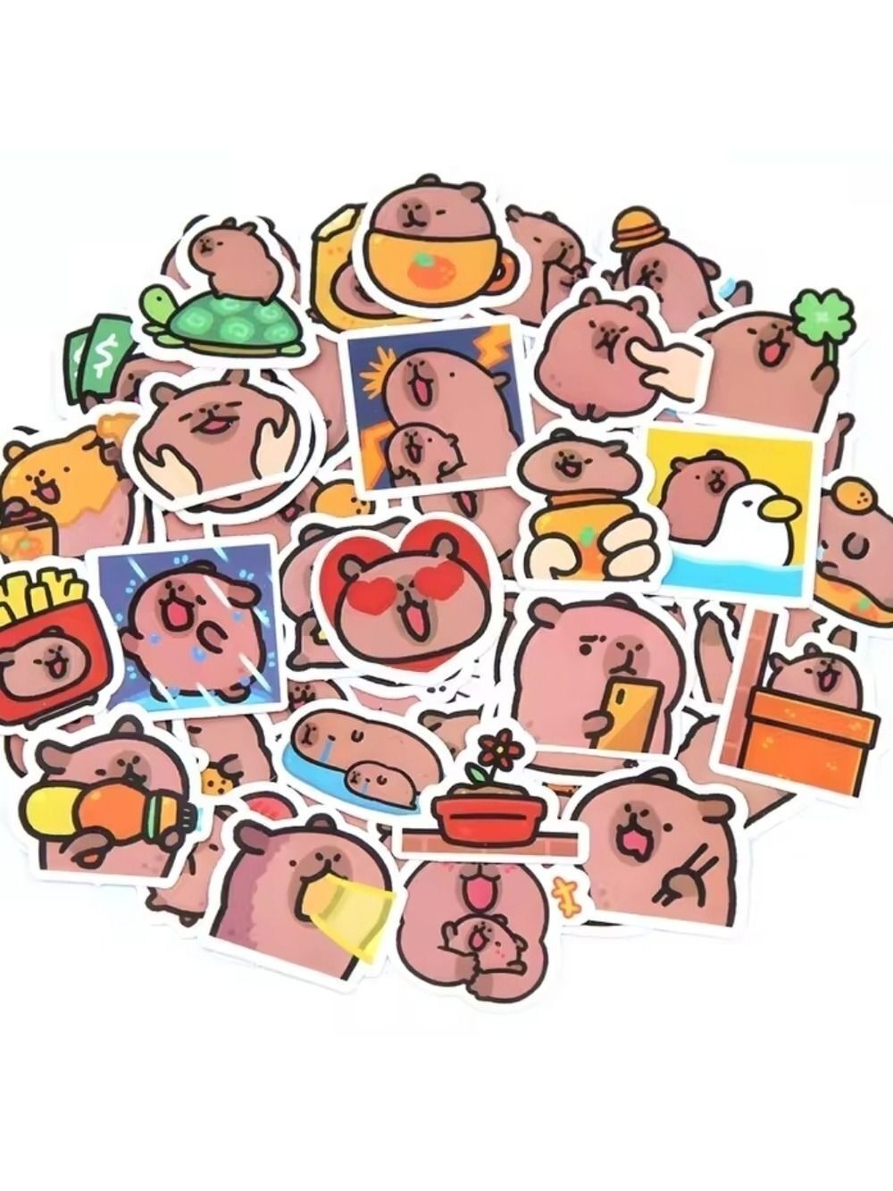 2/$10  30 Piece Capybaras Cute Cartoon Animal Stickers